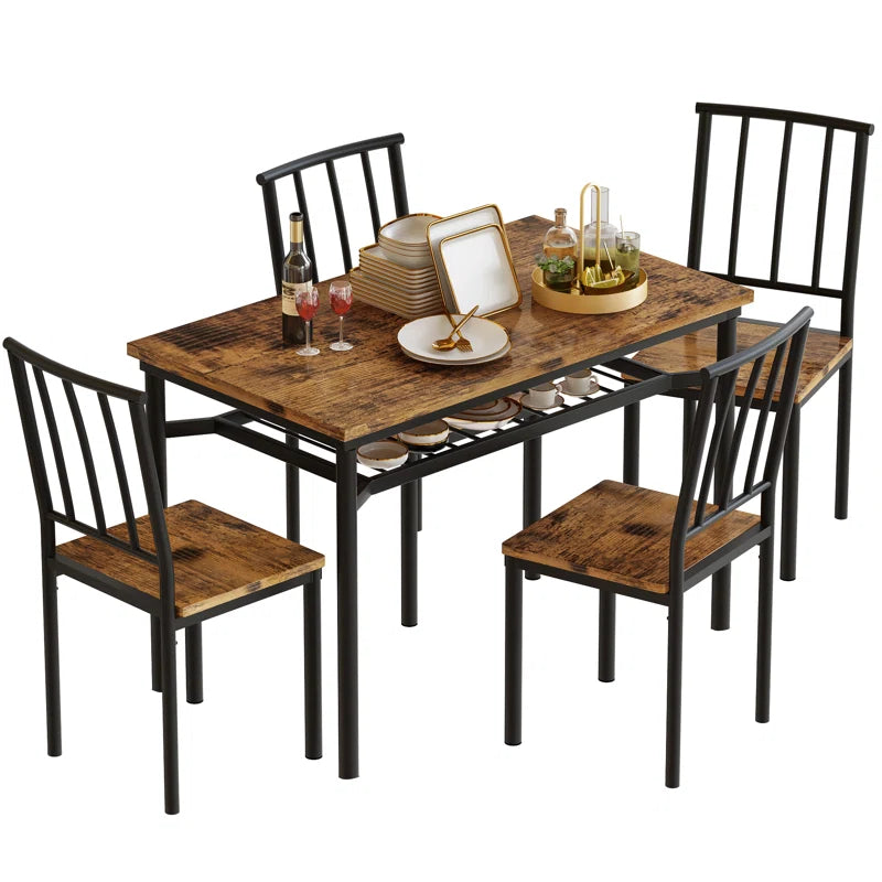 "5-Piece Dining Set: Stylish and Functional for Every Meal"