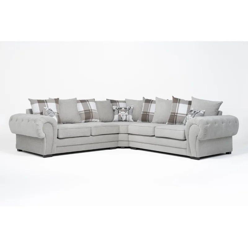 Franciscan 3 - Piece Upholstered Corner Sofa - Ouch Cart 
