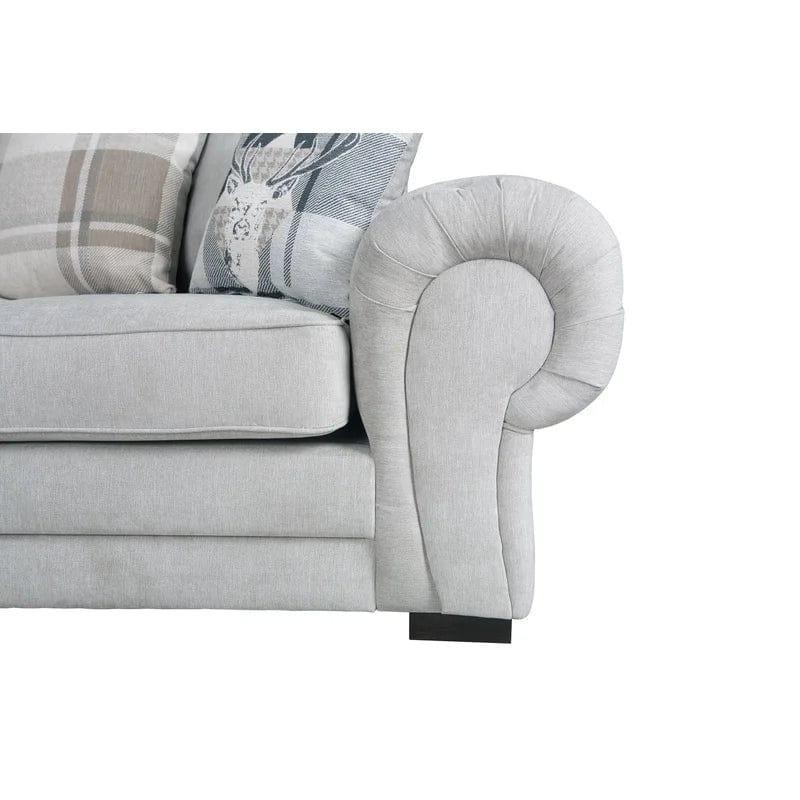 Franciscan 3 - Piece Upholstered Corner Sofa - Ouch Cart 