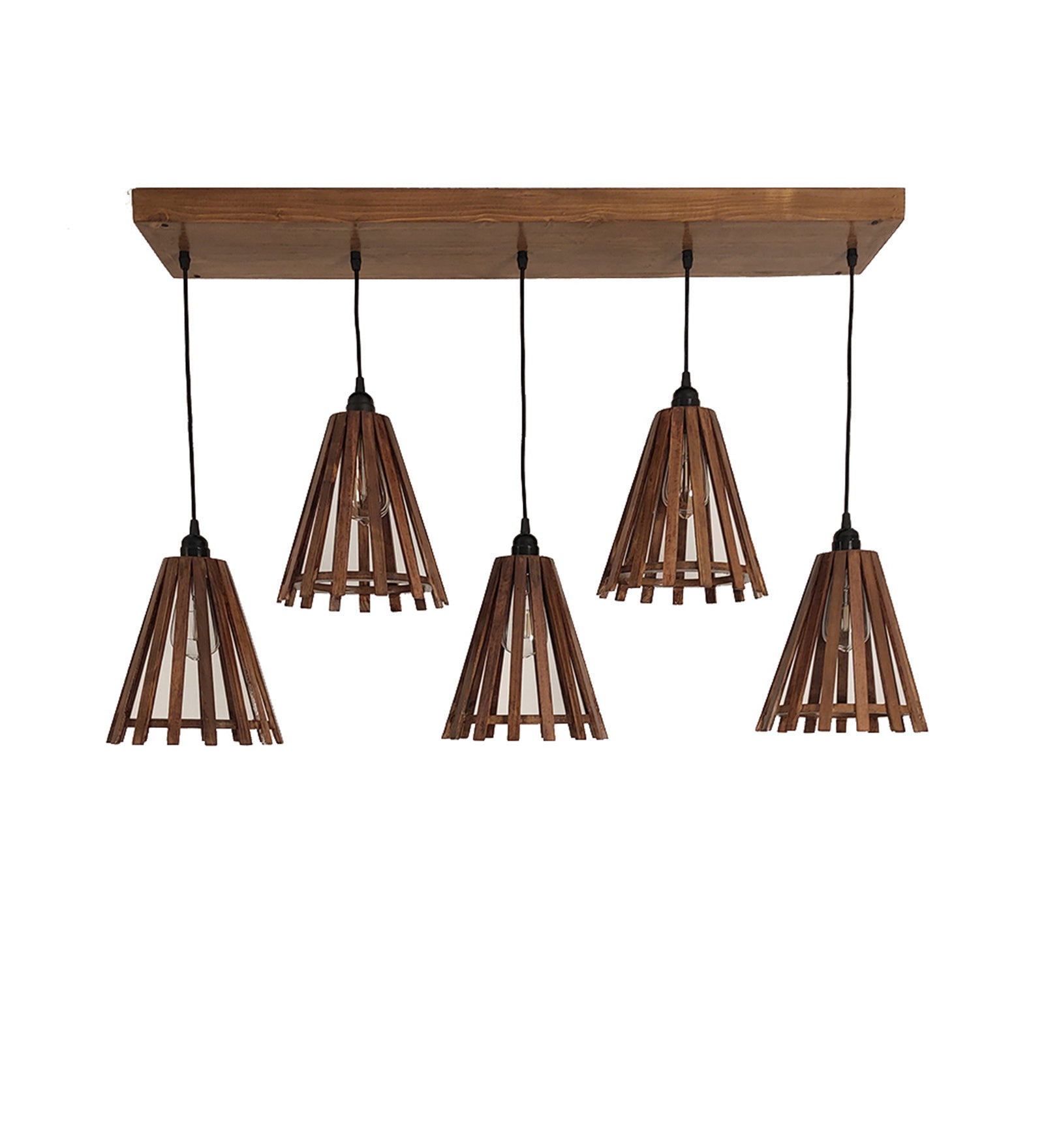 Funnel Brown 5 Series Hanging Lamp (BULB NOT INCLUDED)