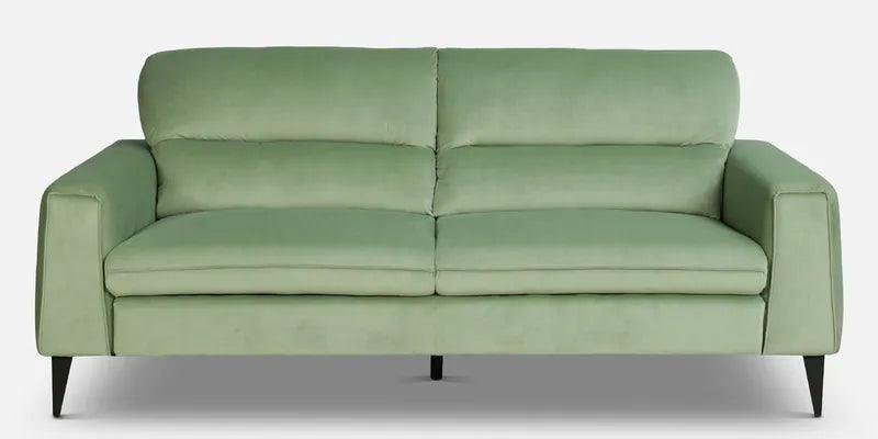 Velvet 3 Seater Sofa In Teal Green Colour - Ouch Cart 