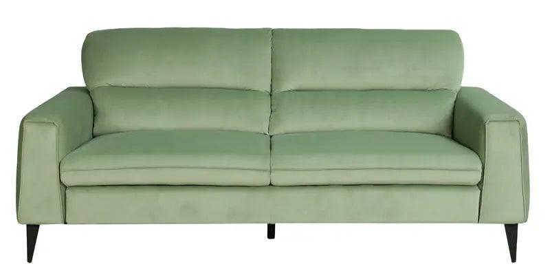 Velvet 3 Seater Sofa In Teal Green Colour - Ouch Cart 