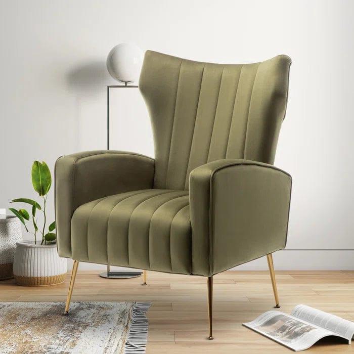 Geetika Upholstered Armchair - Ouch Cart 