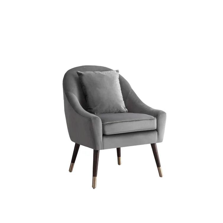 Giddings Velvet Accent Chair - Ouch Cart 