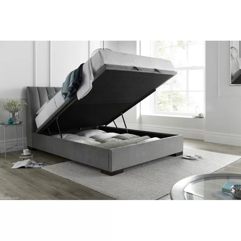 Gillian Upholstered Ottoman Bed - Ouch Cart 