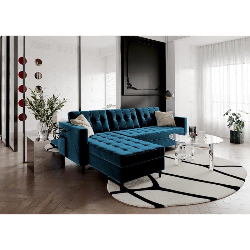 Gilmartin 3 - Piece Upholstered Corner Sofa Chaise - Ouch Cart 