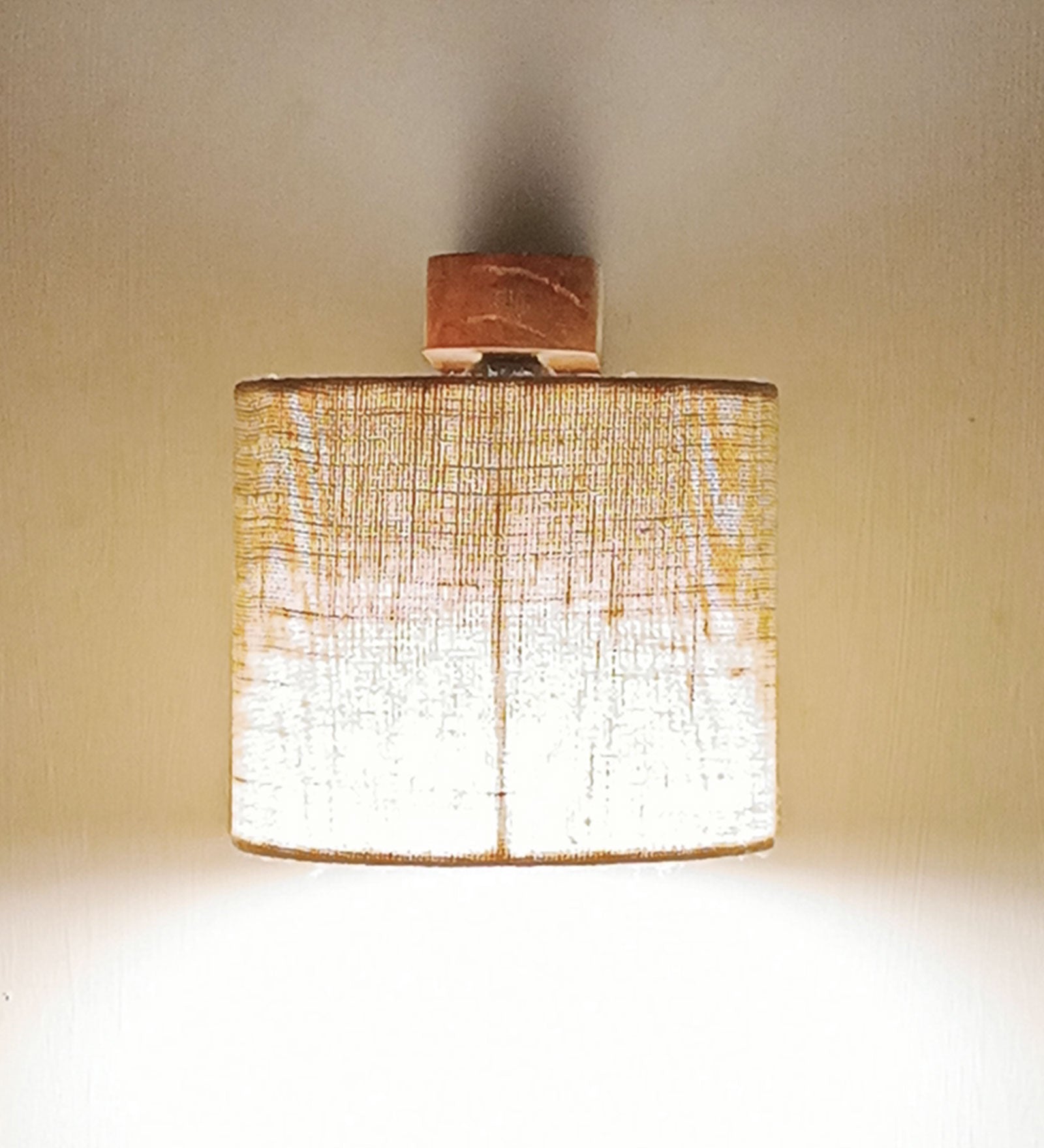 Gimli Brown Wooden Wall Light (BULB NOT INCLUDED)