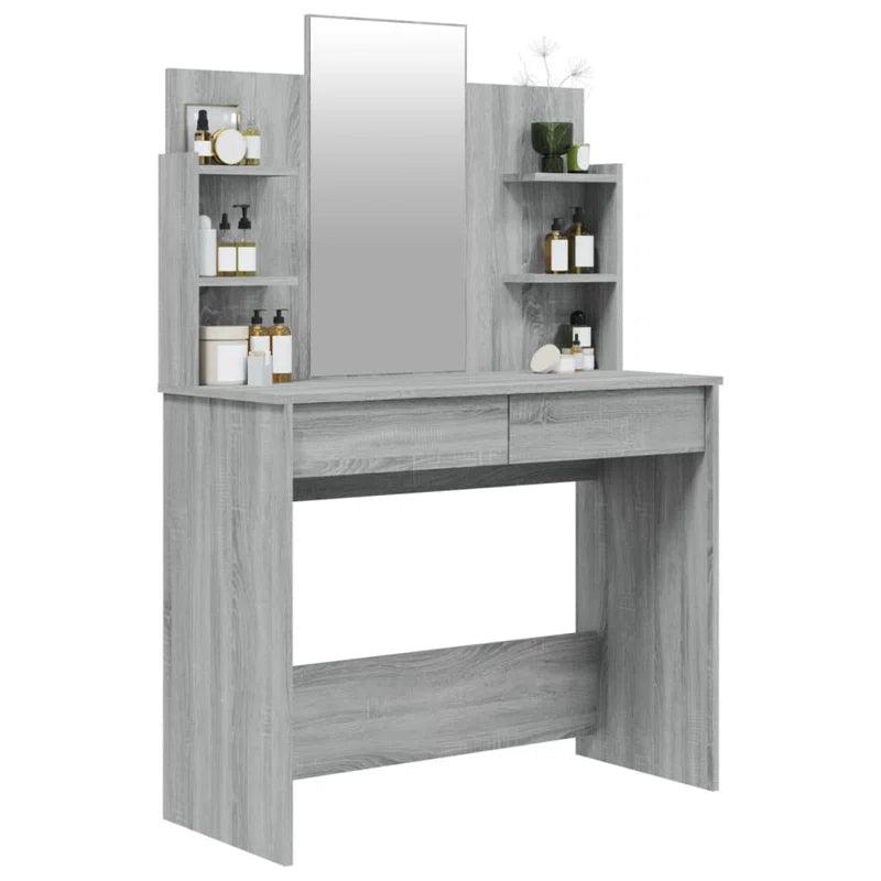 Ewa Dressing Table with Mirror - Ouch Cart 