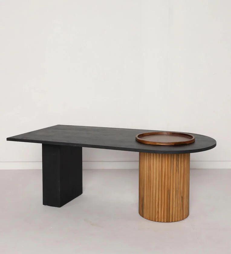 Coffee Table In Black Colour - Ouch Cart 