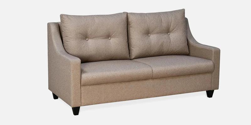 Fabric 3 Seater Sofa in Brown Colour - Ouch Cart 