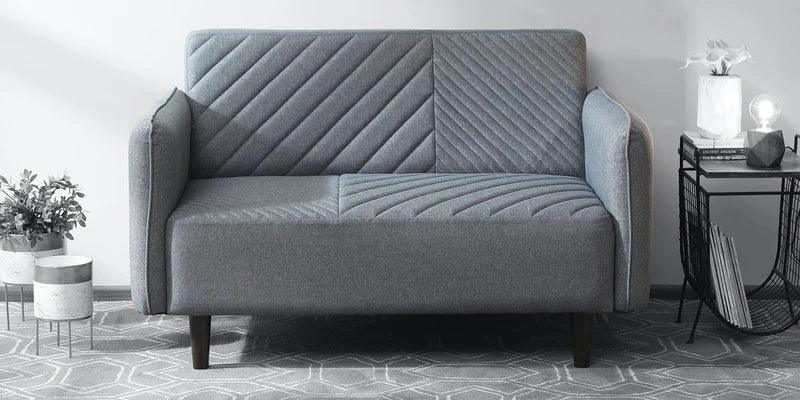 Fabric 2 Seater Sofa in Slate Grey Colour - Ouch Cart 