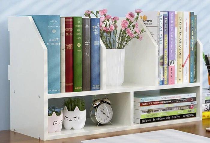 Portable Bookshelf For Table Tops or Wall Hanging - Ouch Cart 