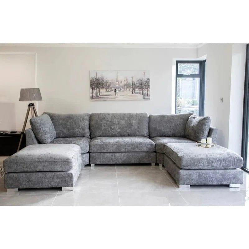 Haawa 3 - Piece Upholstered Corner Sofa - Ouch Cart 