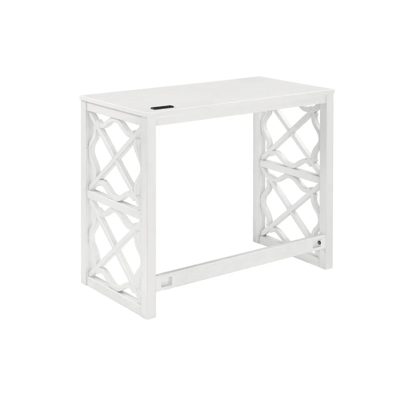 36" Nesting Rolling Desk with Upholstered Stool