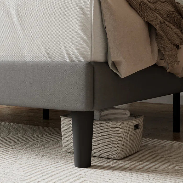 The Hegg Tufted Upholstered Platform Bed for a Dreamy Bedroom Retreat