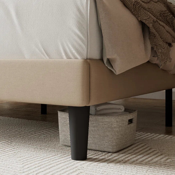 The Hegg Tufted Upholstered Platform Bed for a Dreamy Bedroom Retreat