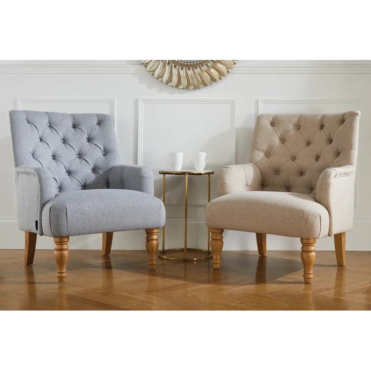 Hegland 73Cm Wide Tufted Polyester Blend Armchair - Ouch Cart 