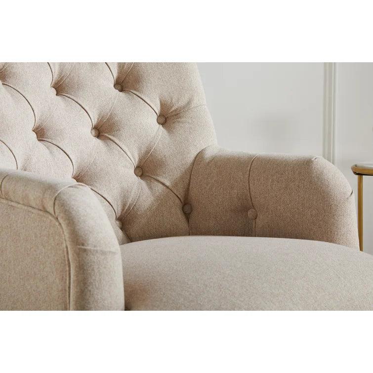 Hegland 73Cm Wide Tufted Polyester Blend Armchair - Ouch Cart 