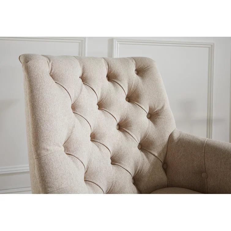Hegland 73Cm Wide Tufted Polyester Blend Armchair - Ouch Cart 