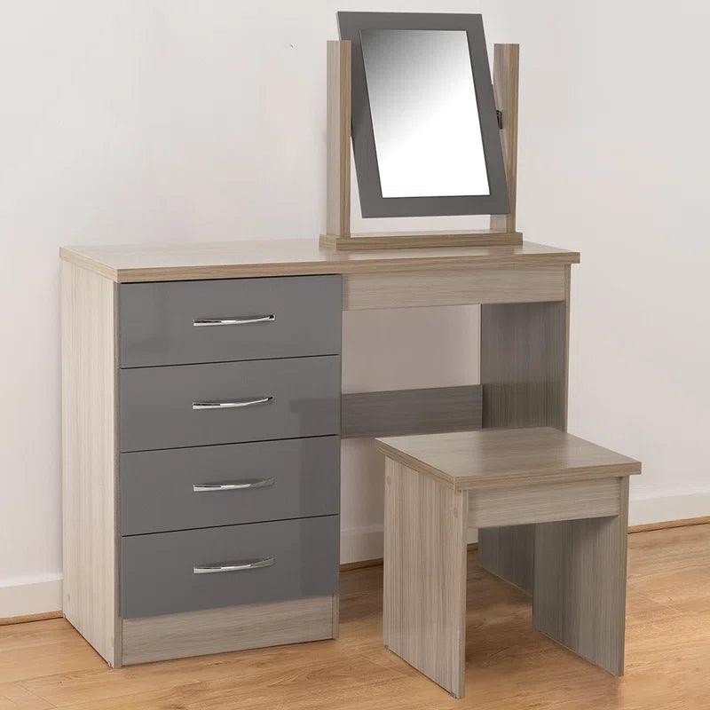 Pranav Dressing Table with Mirror - Ouch Cart 