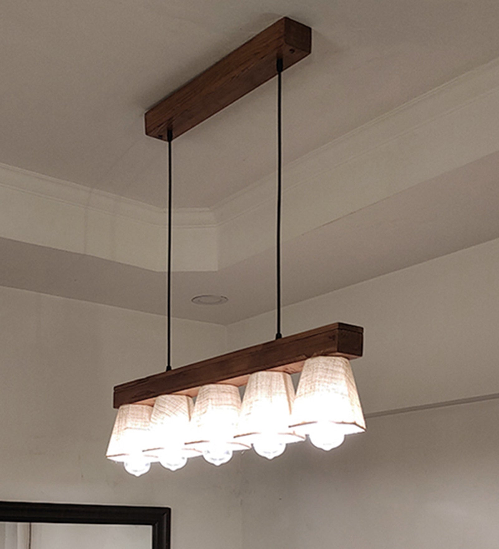 Hexa Brown Series Hanging Lamp (BULB NOT INCLUDED)