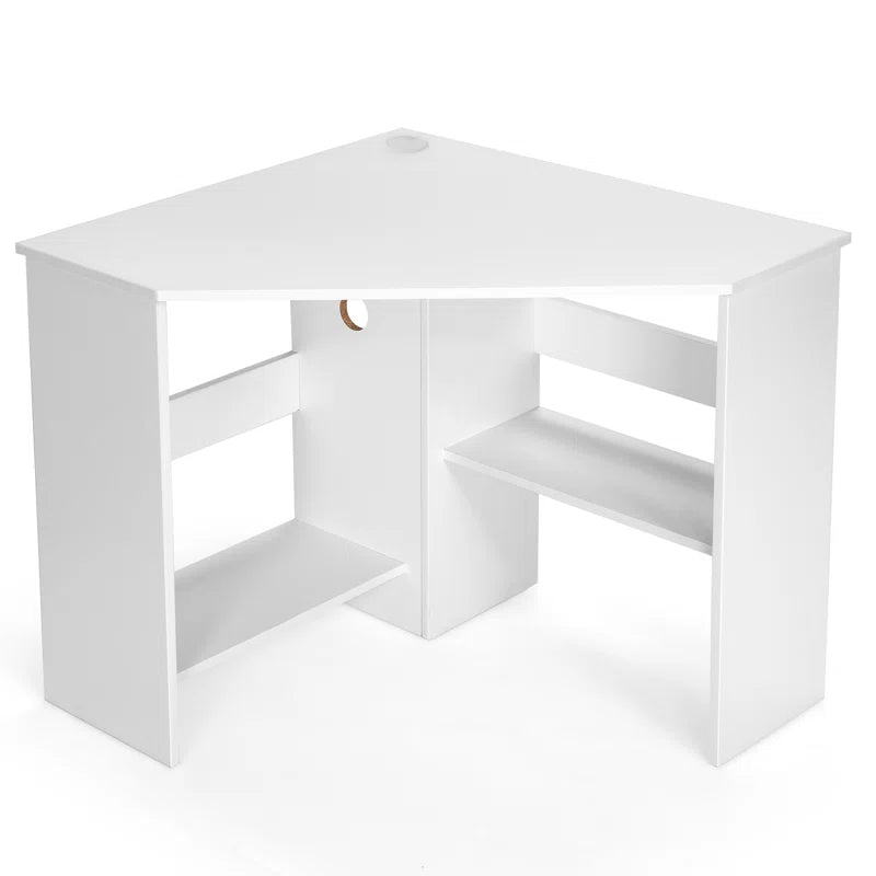 Space-Saving Efficiency: Corner Computer Desk for an Organized Workspace