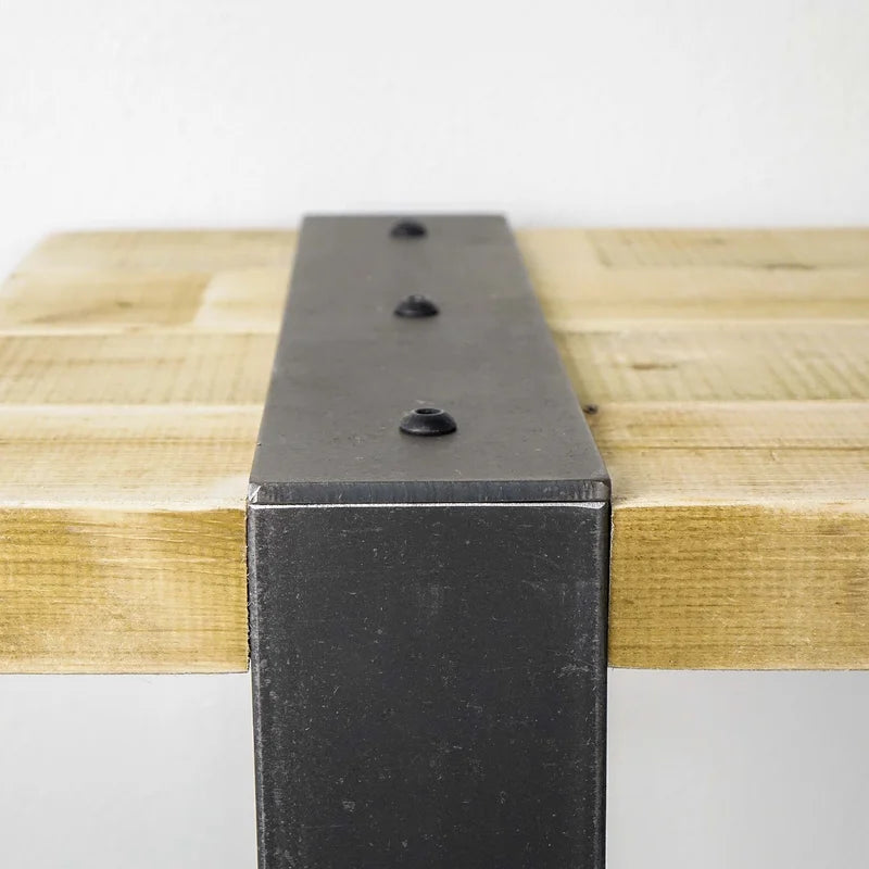 Silas Solid Wood Top Console Table