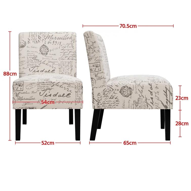 Holt Fabric Accent Chair - Ouch Cart 