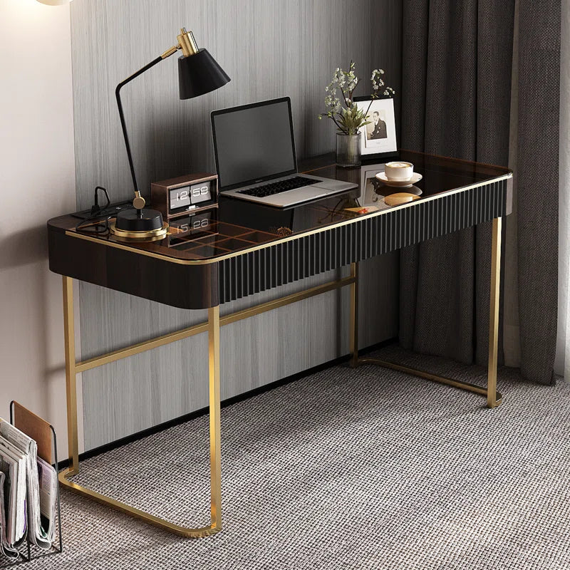 Office Desk,, Glass Top