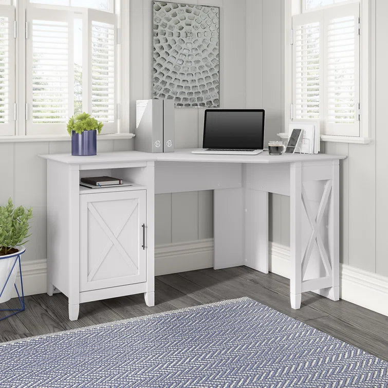 "Spacious 54'' Corner Desk for Optimized Workspace"