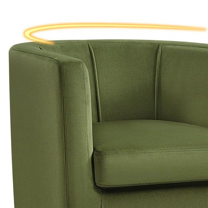 Hucks Upholstered Armchair - Ouch Cart 