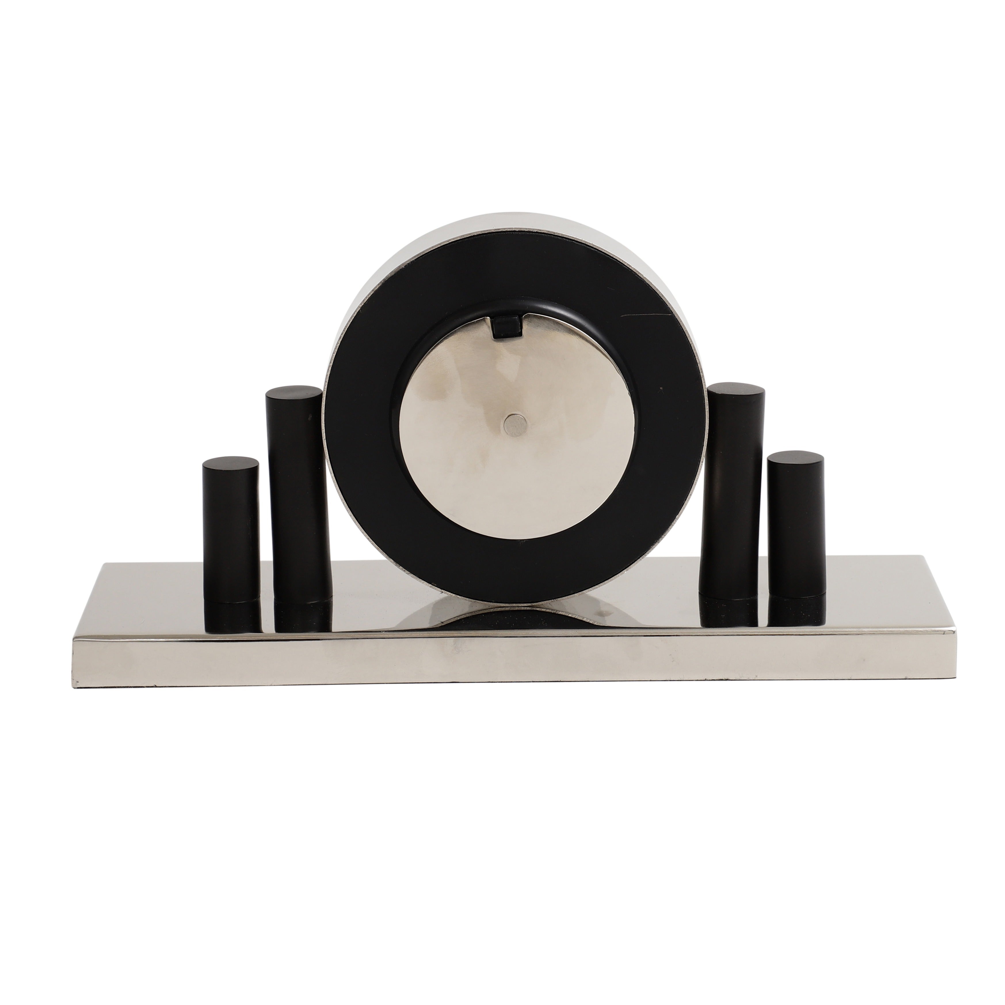 Harbor Hour clock in Silver