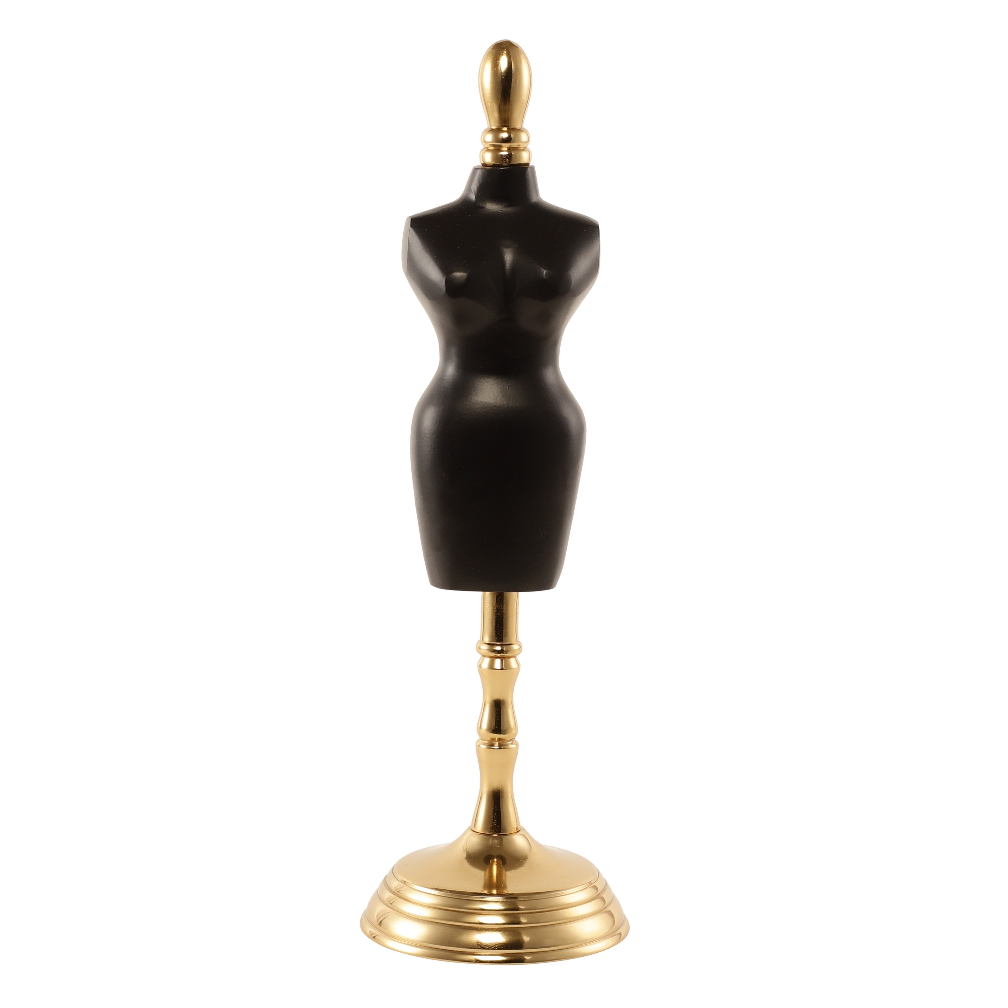 Miniaturised mannequin in Black Gold finish