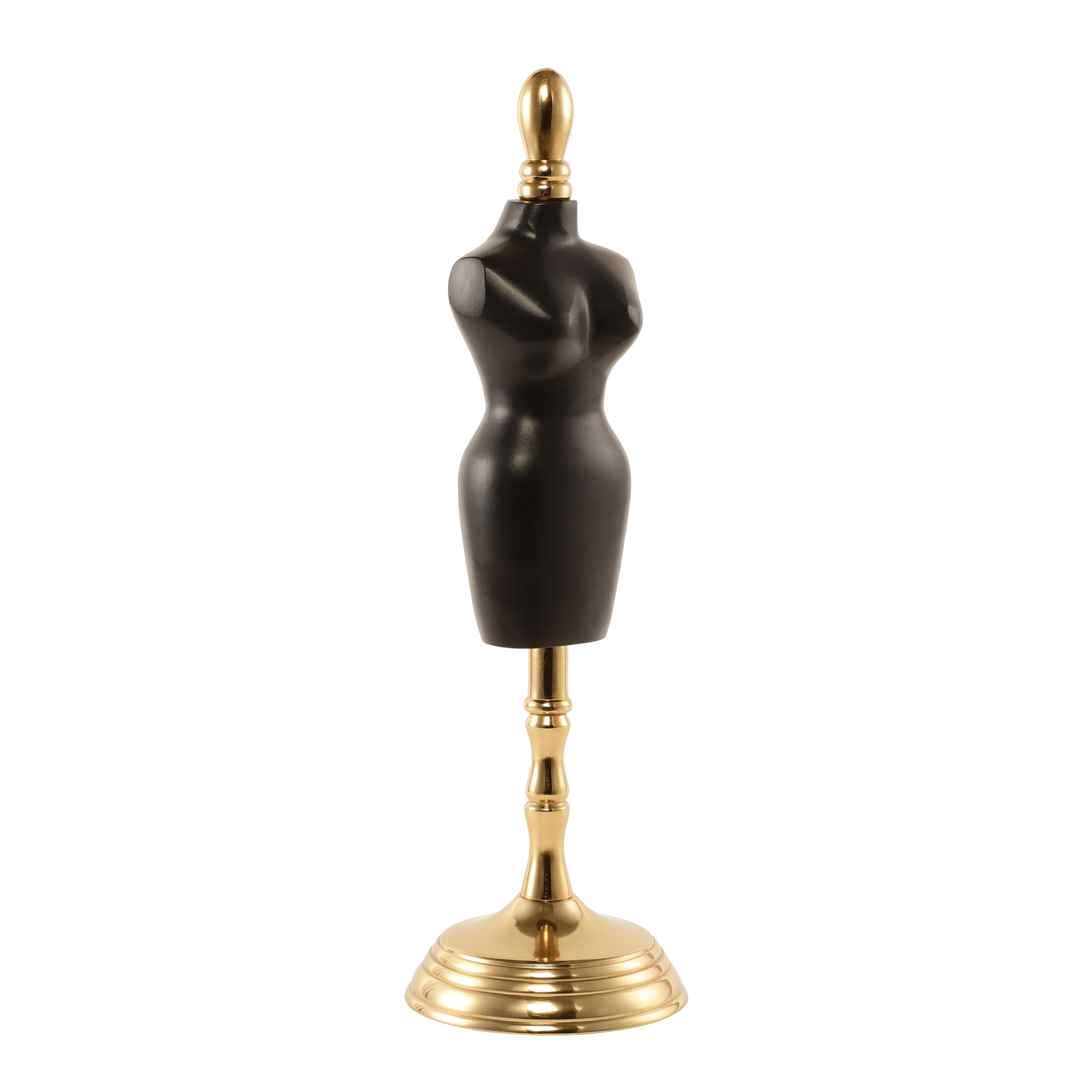 Miniaturised mannequin in Black Gold finish