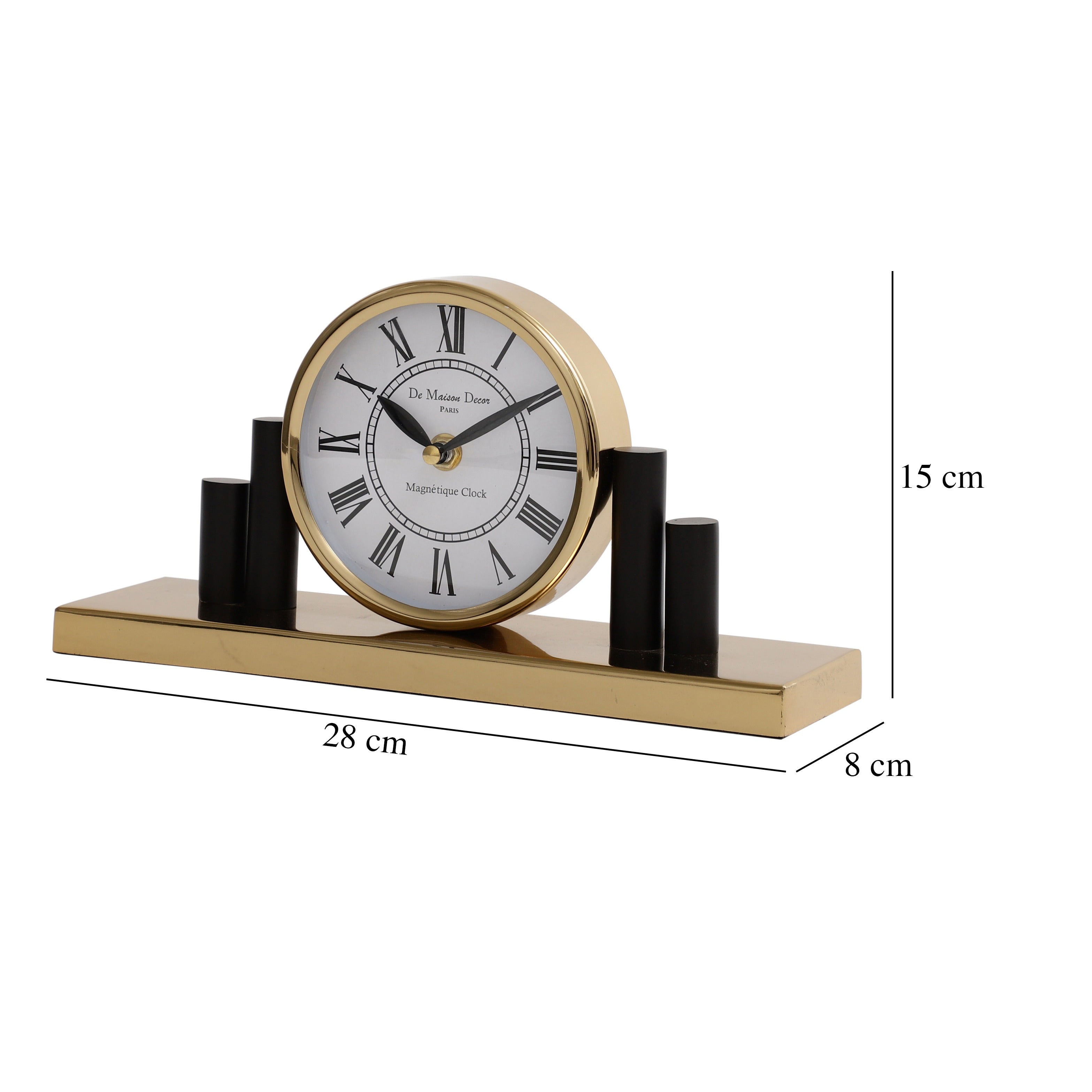 Harbor Hour clock in Gold