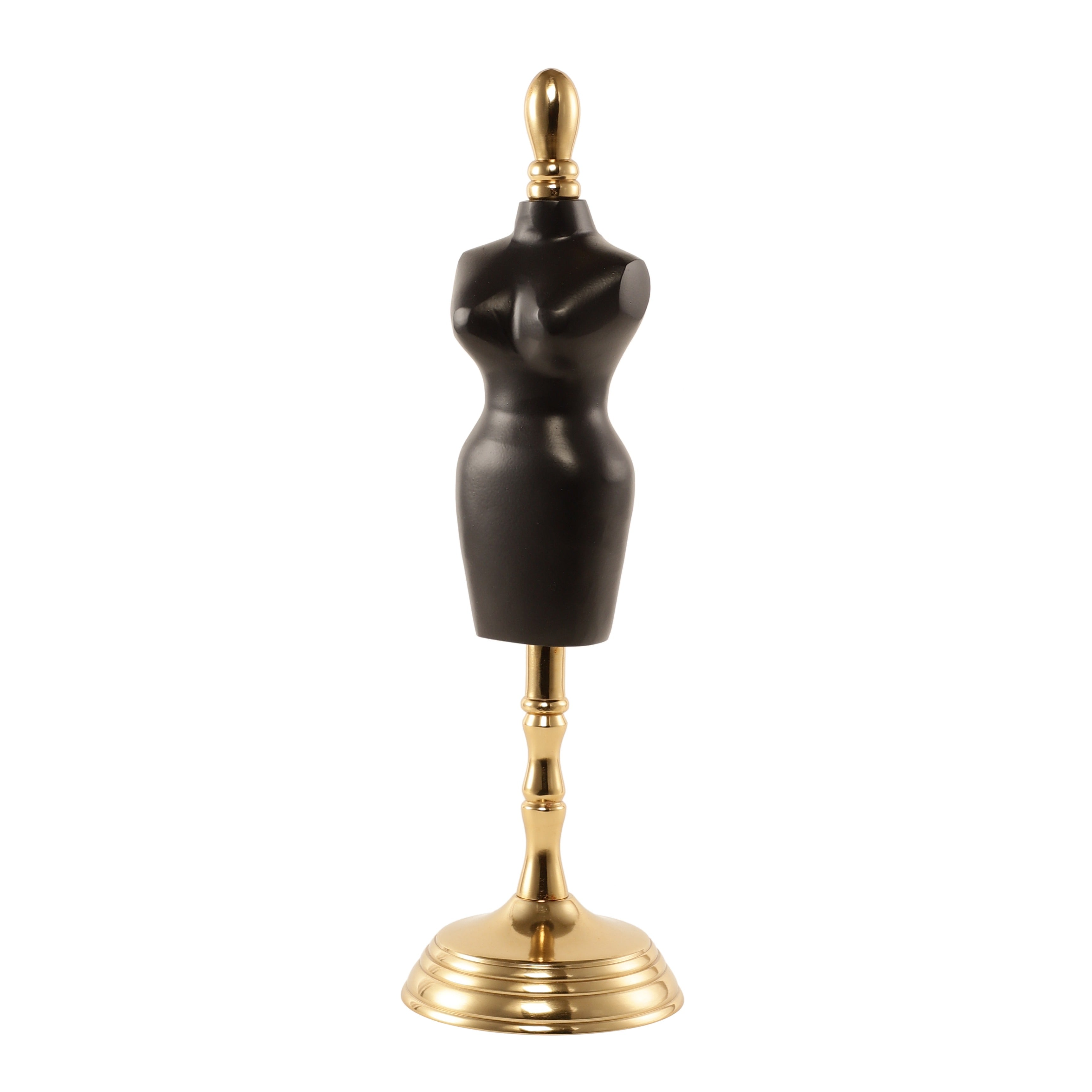 Miniaturised mannequin in Black Gold finish