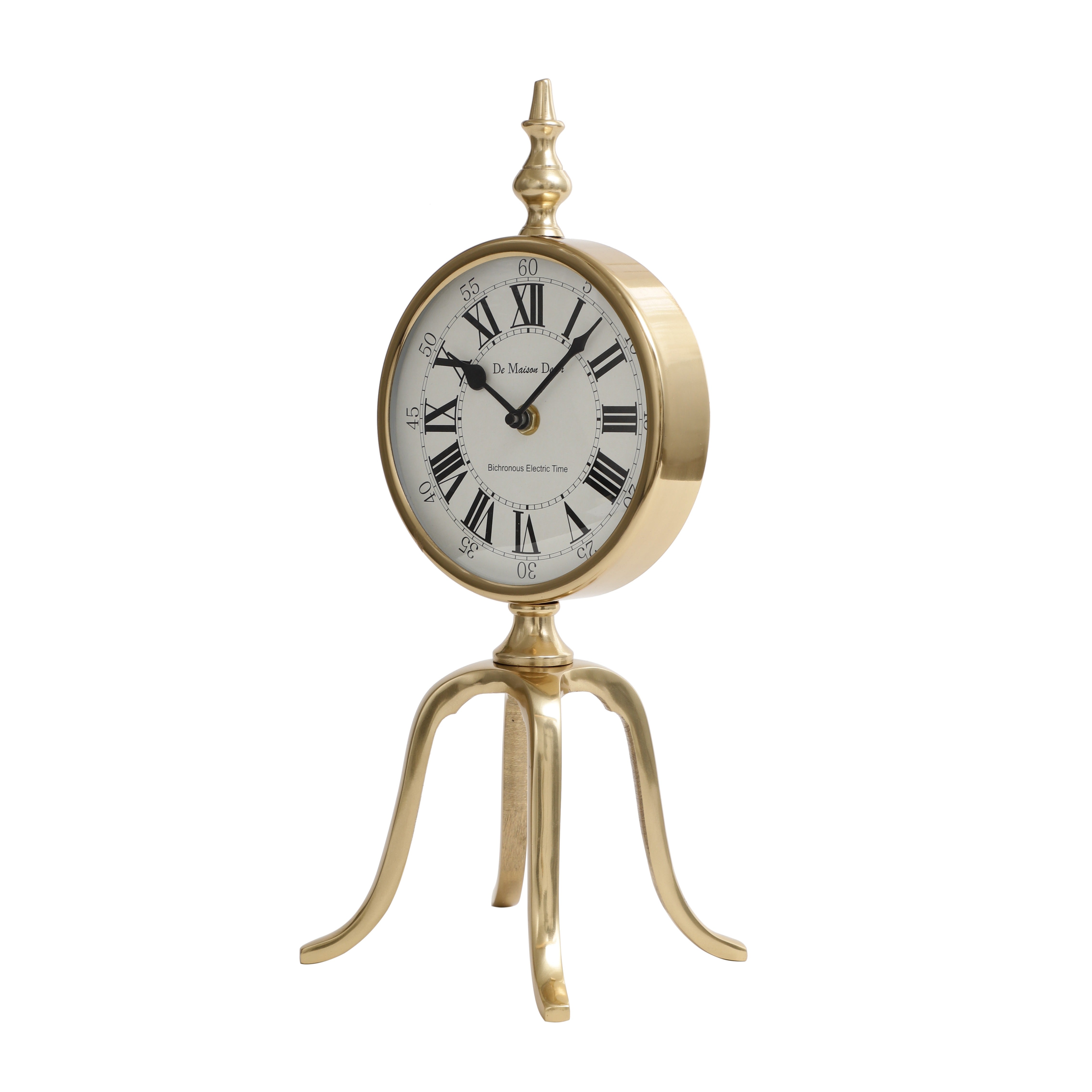 Quad Stand clock in Gold