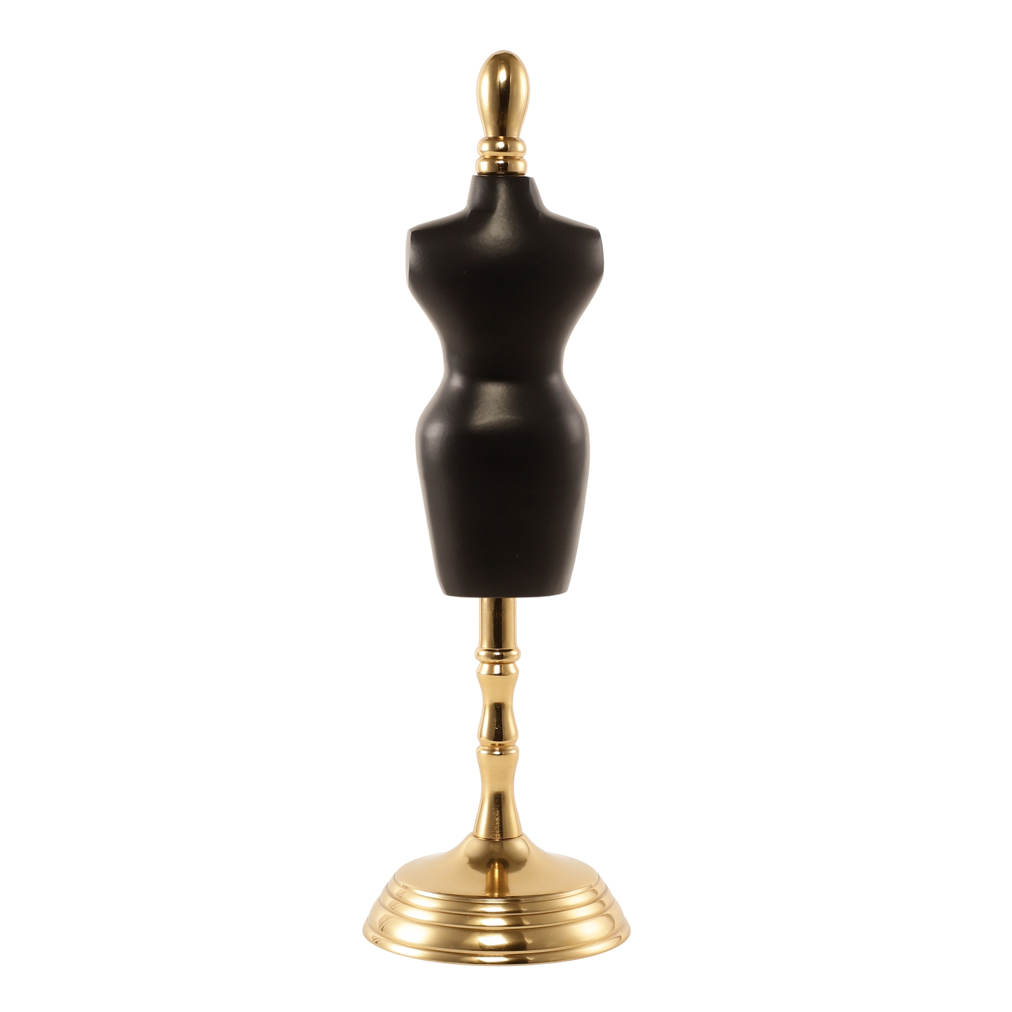 Miniaturised mannequin in Black Gold finish