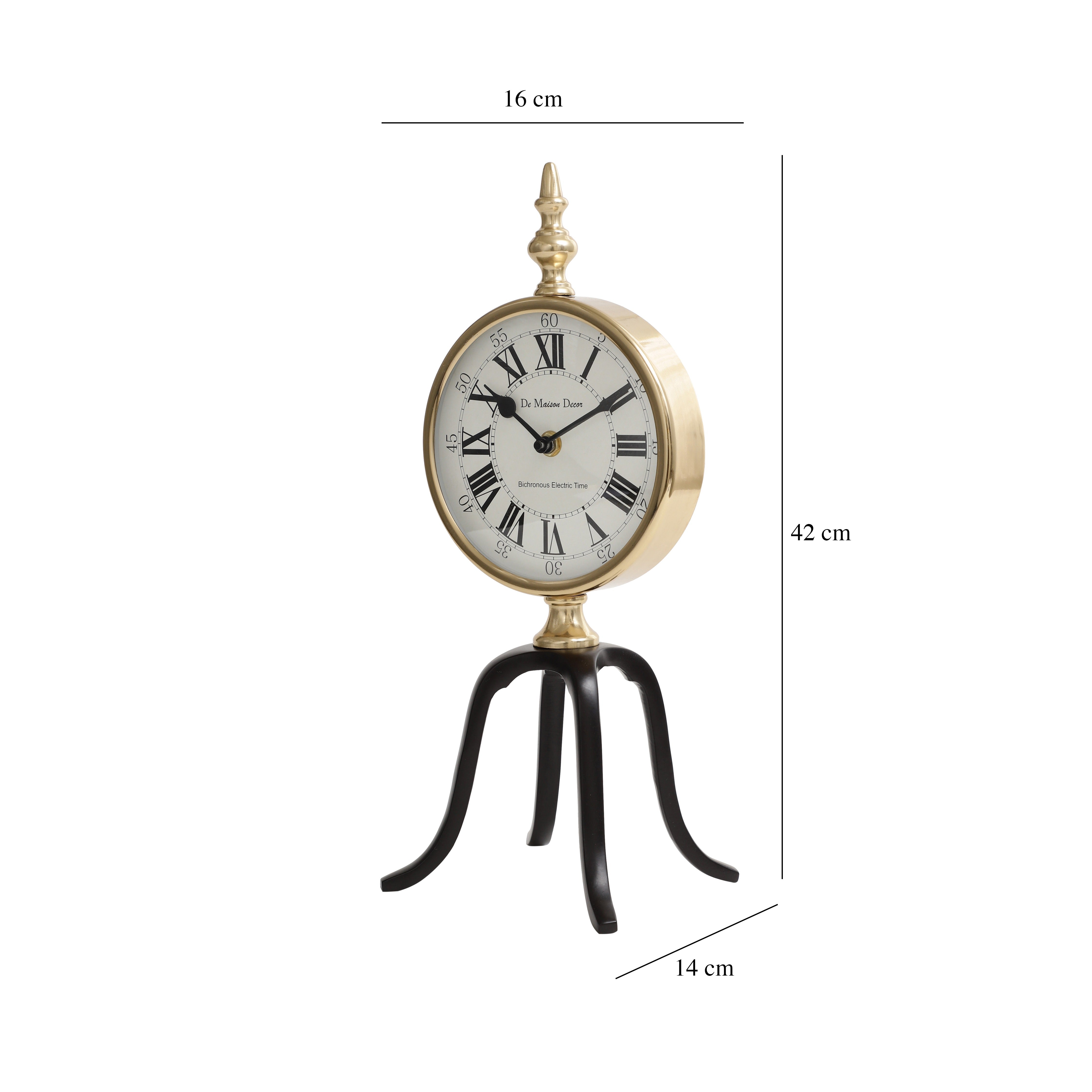 Quad Stand clock in Black