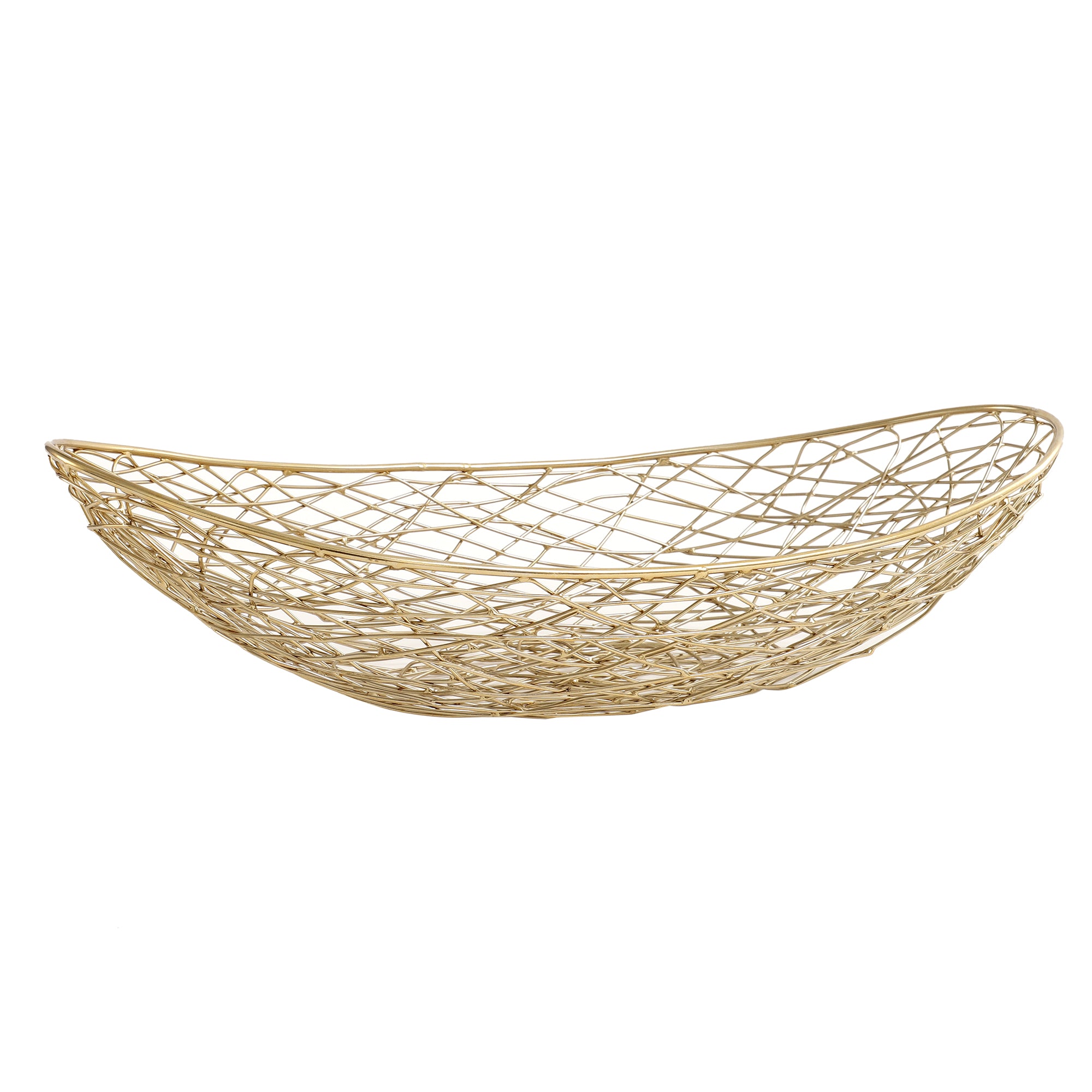 Vivian Basket small size in gold