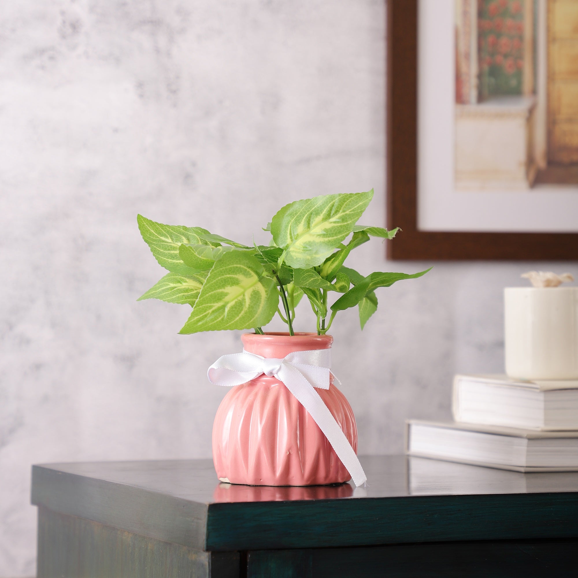 Pink WaveCera Vase small