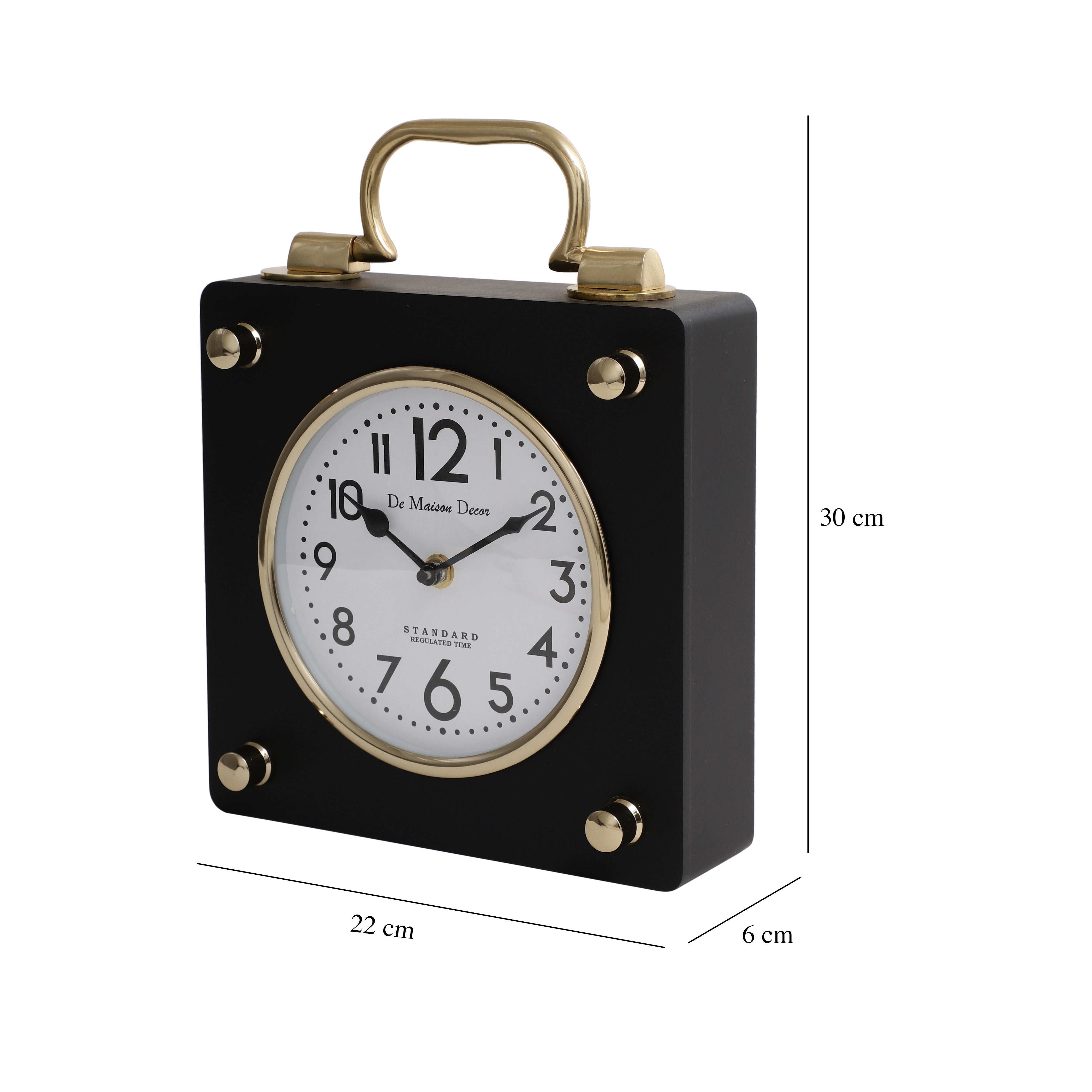 CubeKeeper clock  Black