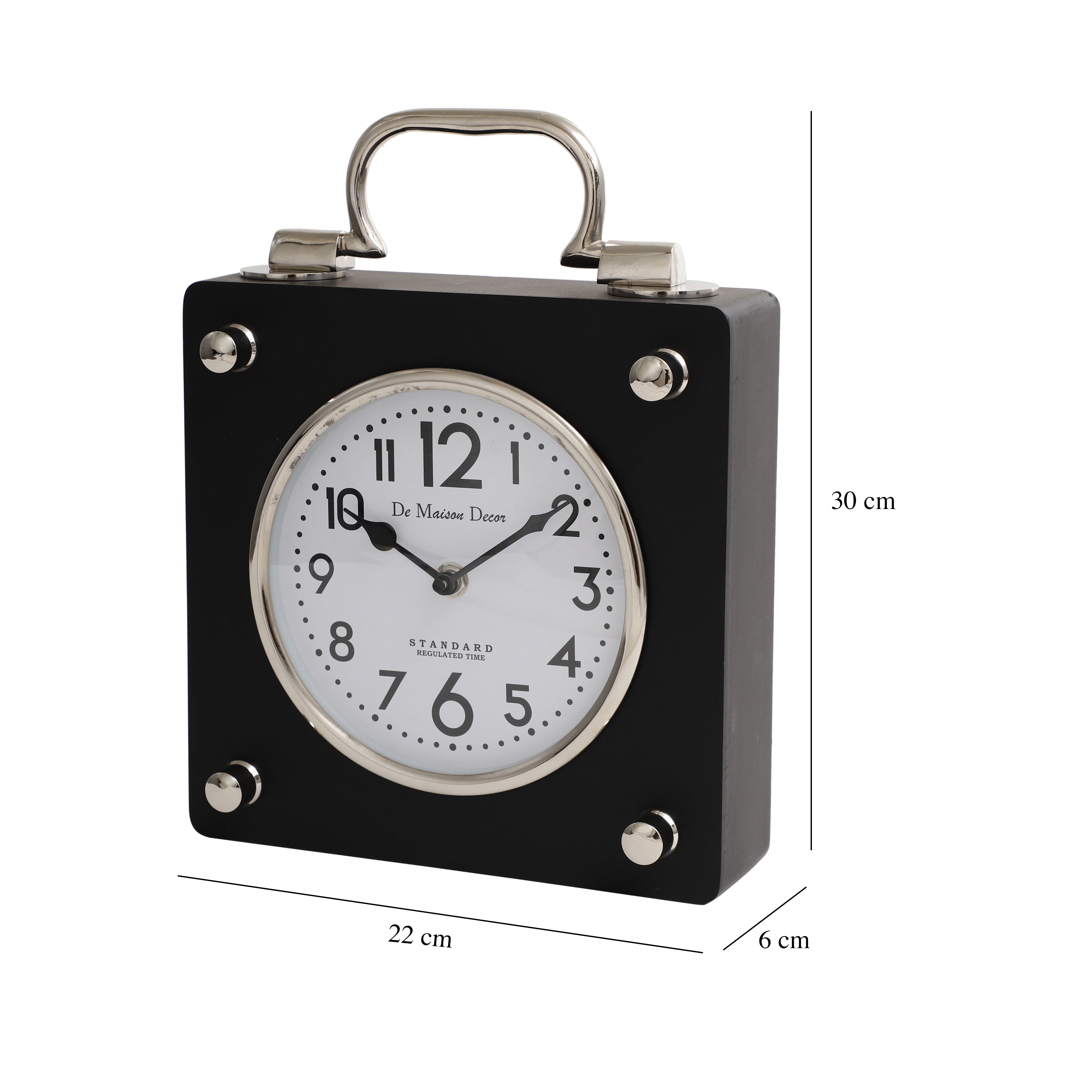 CubeKeeper clock Silver