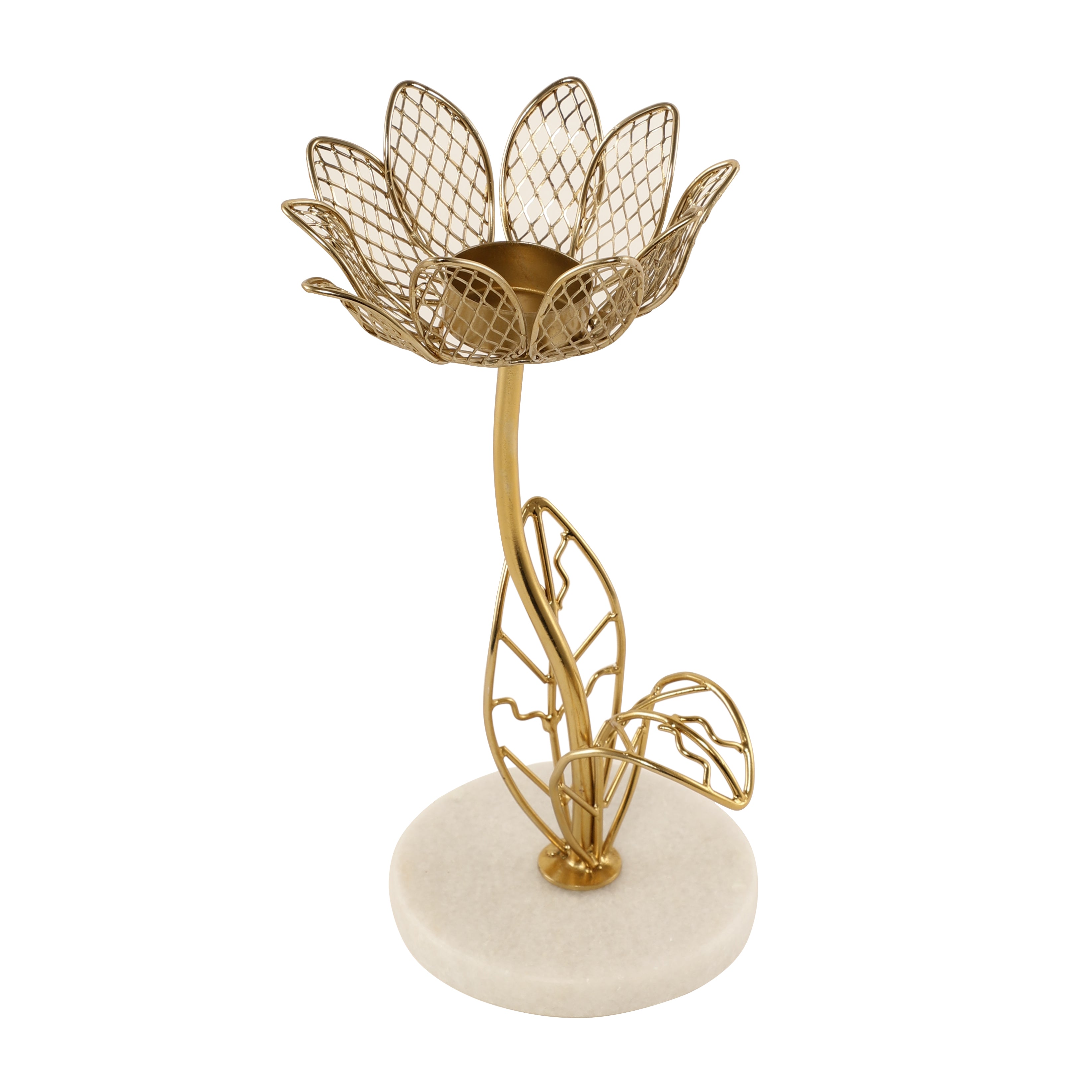 Kamal Marble tealight candle holder