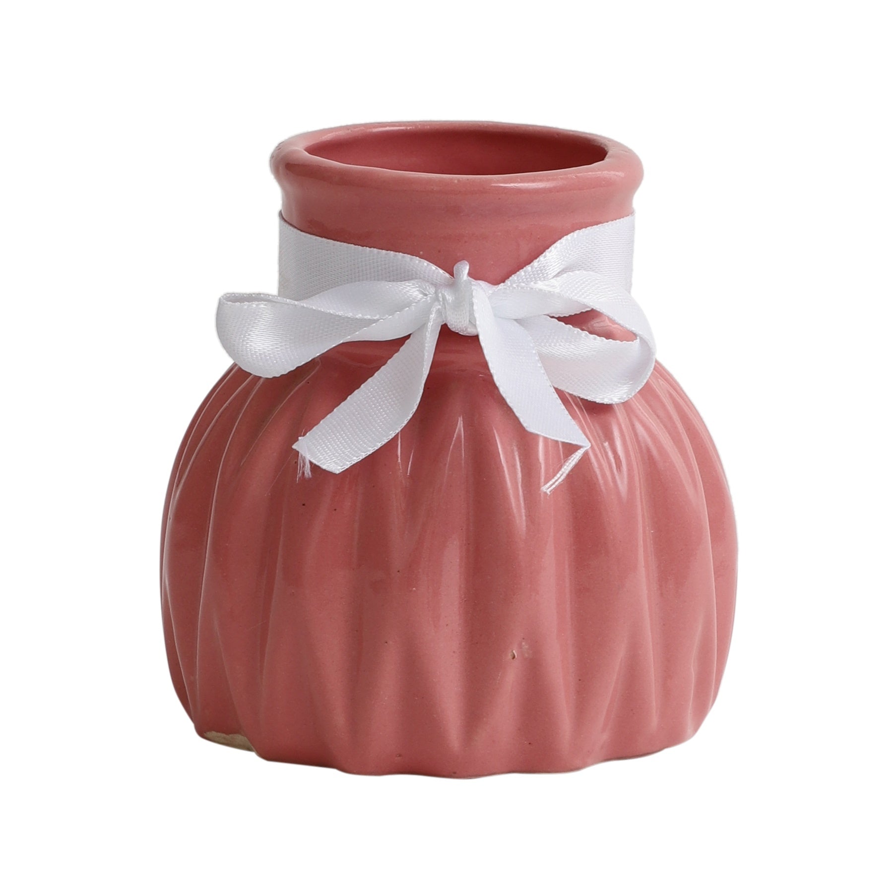 Pink WaveCera Vase small