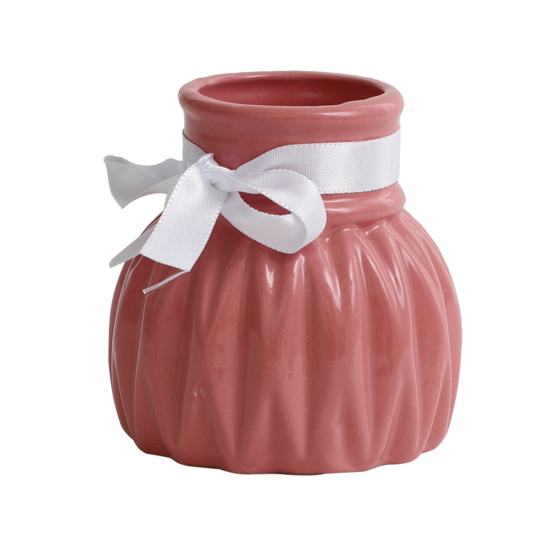 Pink WaveCera Vase small