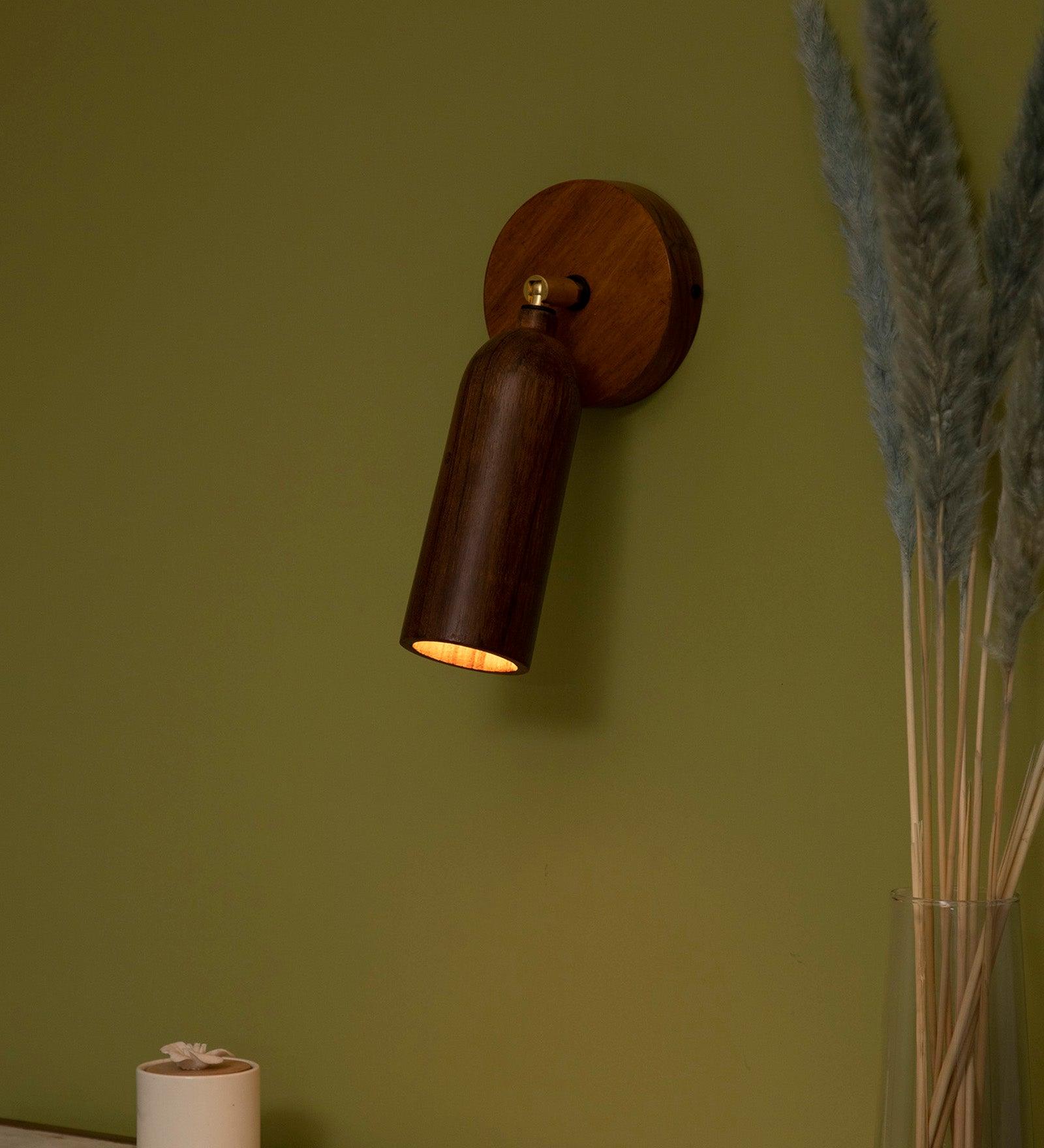 Bedside Wooden Wall Sconce - Ouch Cart 