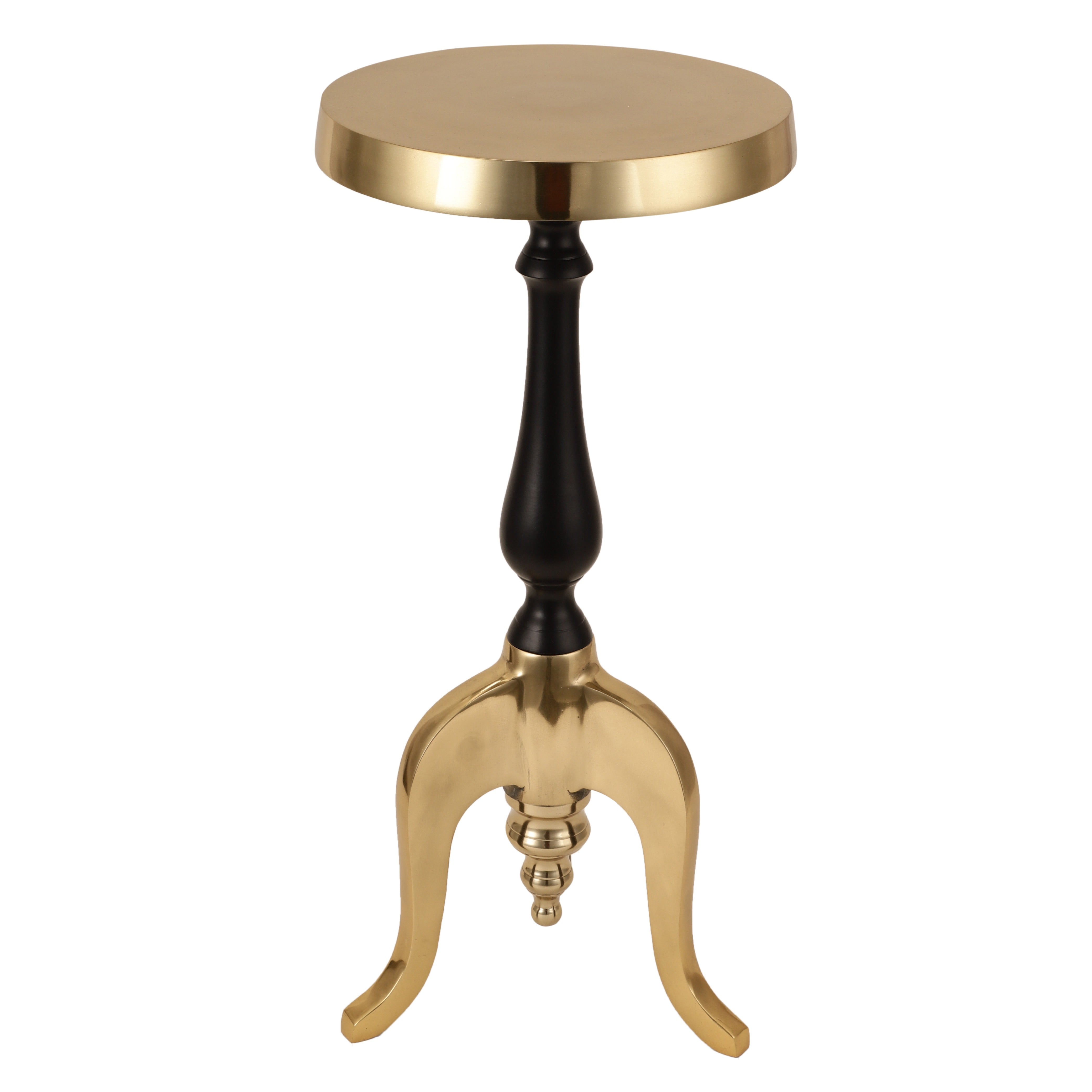 Markus Drink Table in Gold Black