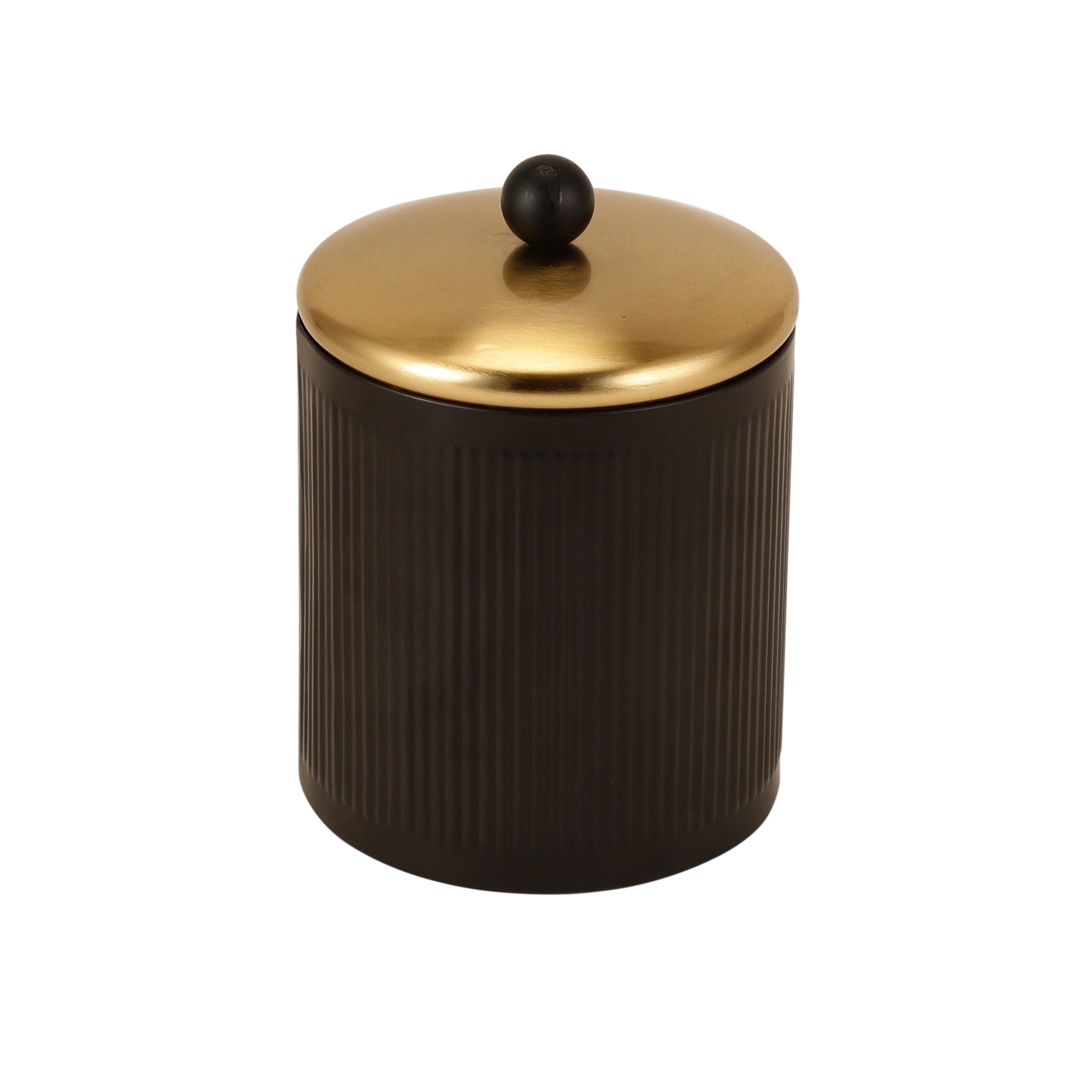 Luxora cylindrical box in Black