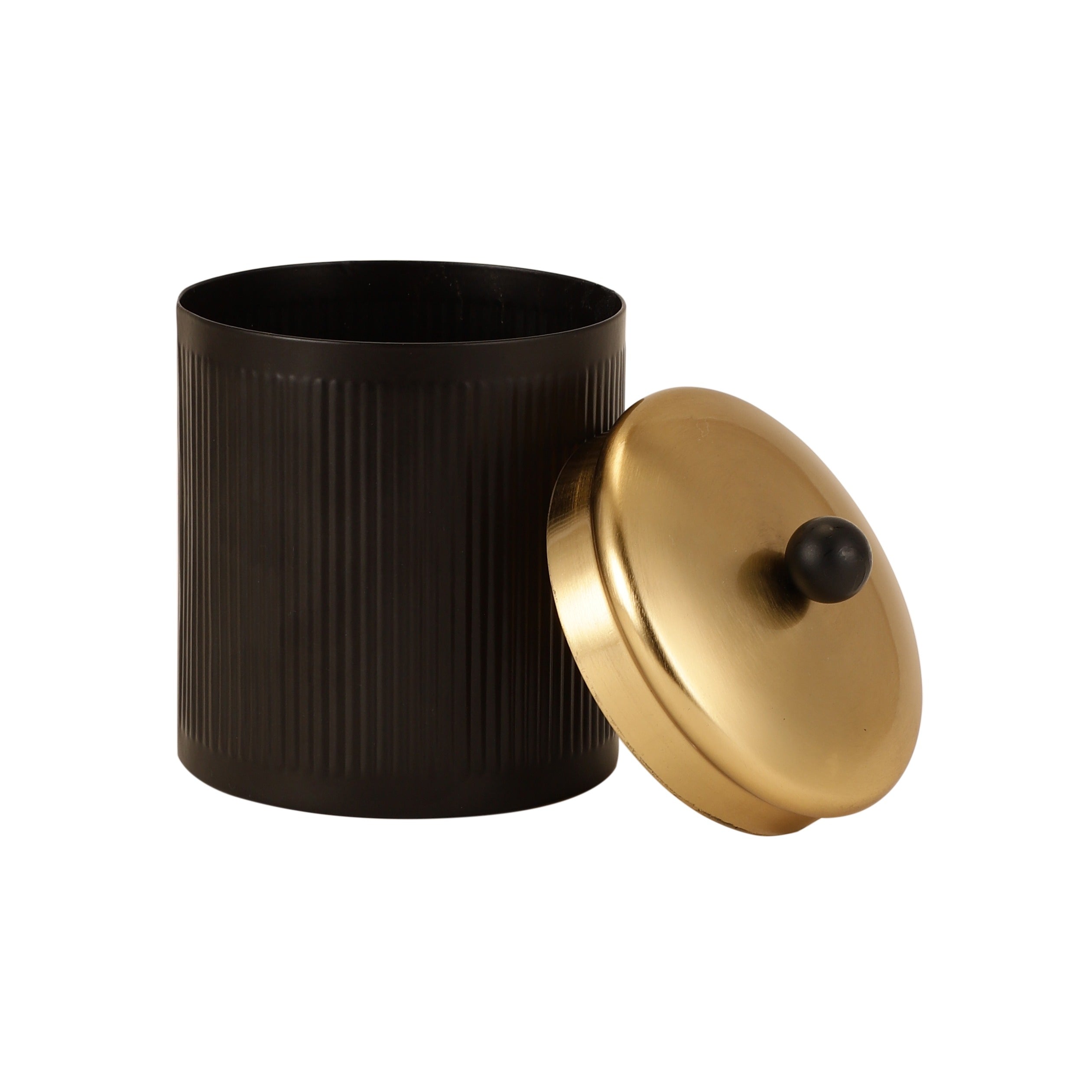 Luxora cylindrical box in Black